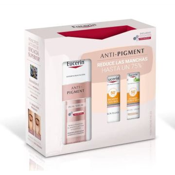 Eucerin Pack Anti-Pigment Sérum Antimanchas 30Ml + Mini Solar Control Fps 50 +Mini Solar Control Tinted Fps 50