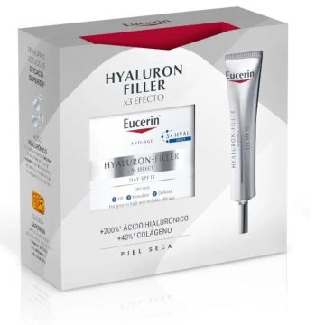 Eucerin Pack Hyaluron Filler Crema De Día Spf15 50Ml + Contorno De Ojos HyaluronFiller 15Ml
