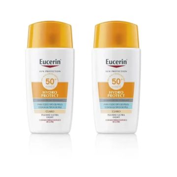 Eucerin Sun Face Hydro Protect Fluid FPS50+Tinted Light, 2x50 ml