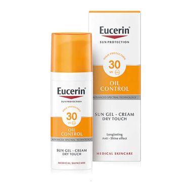 Eucerin Oil Control Solar Gel Toque Seco SPF30+ 50 ml