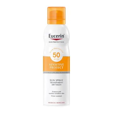 Eucerin Solar Spray Transparente Dry Touch SPF50+, 200 ml