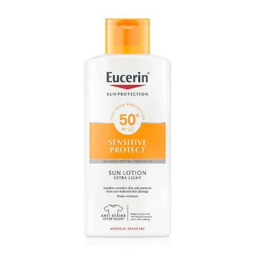 Eucerin Solar Loción Extra Light SPF50, 400 ml