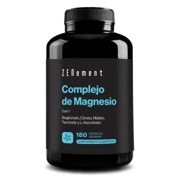 Zenement Magnesio Complex 5 En 1, 180 cápsulas veganas