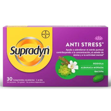 Supradyn Anti Stress Concentración y Memoria, 30 Comprimidos