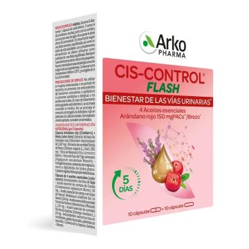 Arkopharma Ciscontrol Cranberola Flash, 20 cápsulas