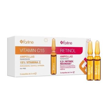 Farline 5 Ampollas De Vitamina C Y 5 Ampollas De Retinol