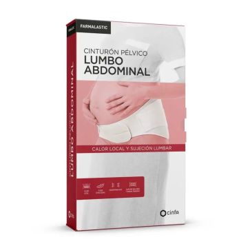 Farmalastic Faja Lumbar Embarazo, Talla 3