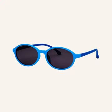 Farmamoda Gafas De Sol Para Niños Polarizadas Celeste Y Navy Oval, 25 gr