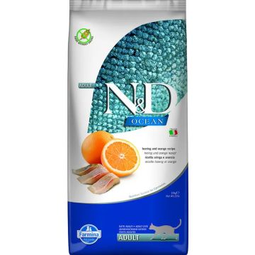 Farmina N&D Cat Ocean Arenque 10Kg, pienso para gatos
