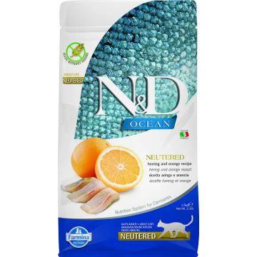 Farmina N&D Cat Ocean Neutered 1,5Kg, pienso para gatos