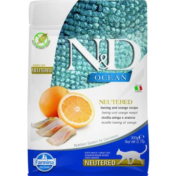 Farmina N&D Cat Ocean Neutered 300Gr, pienso para gatos