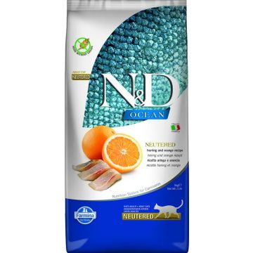 Farmina N&D Cat Ocean Neutered 5Kg, pienso para gatos