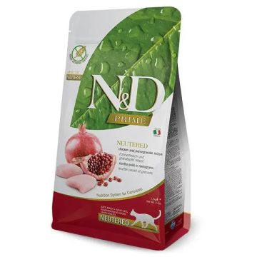 Farmina N&D Cat Prime Neutered Pollo 300Gr, pienso para gatos