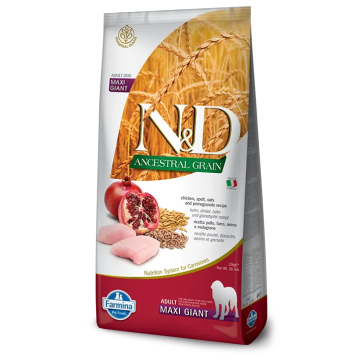 Farmina N&D Dog Ancestral Gigante Pollo 12Kg, pienso para perros