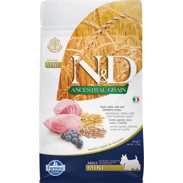 Farmina N&D Dog Ancestral Mini Cordero 800Gr, pienso para perros