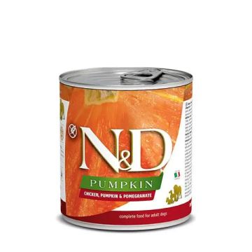 Farmina N&D Dog Calabaza Pollo Caja 6X285Gr, comida húmeda para perros