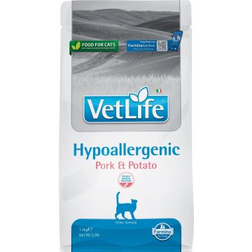 Farmina Vet Life Cat Hypoallergenic Cerdo Adult 1,5Kg, pienso para gatos
