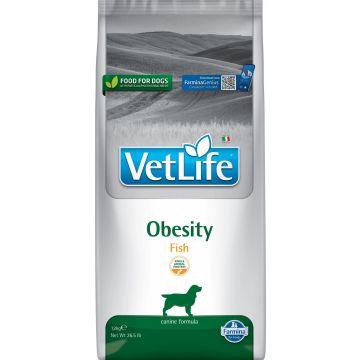 Farmina Vet Life Nat Dog Obesity Pescado Adult 12Kg, pienso para perros