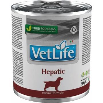 Farmina Vet Life Natural Diet Dog Hepatic 6X300Gr, comida húmeda para perros
