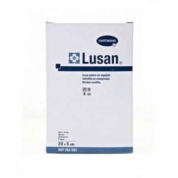 Lusan Compresa Esteril 100 unidades 20X7 cm