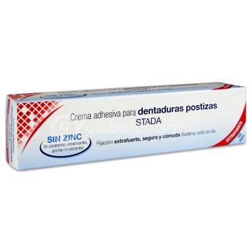 Care+ Crema Adhesiva Dentaduras Sin Zinc, 1 unidad