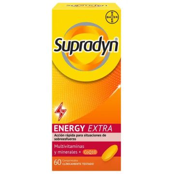 Supradyn Energy Extra Deporte Vitaminas y Energía, 60 Comprimidos