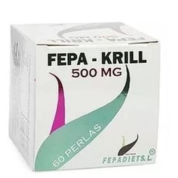 Fepa Krill 500 Mg Con Astaxantina  60 perlas