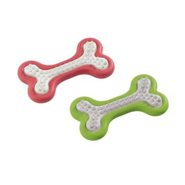 Ferplast Juguete Perro Pa 6568 Rubber Bone Teeth Pequeño 1 Unidad