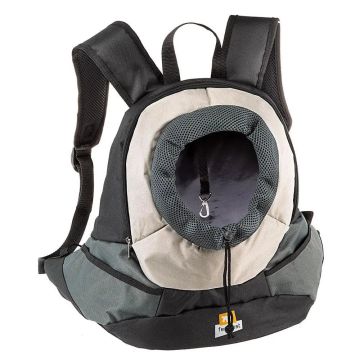 Ferplast Mochila Perro Gato Kangoo Pequeño Gris