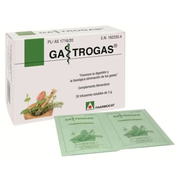 Fharmocat Gastrogas 20 Sobres De 3 Gr
