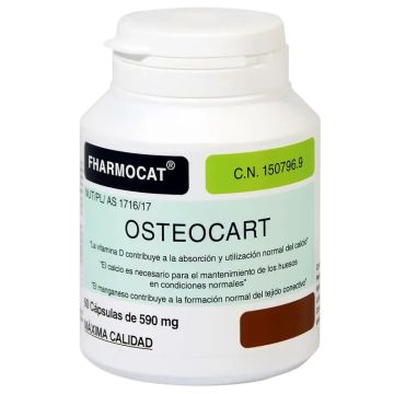 Fharmocat Osteocart, 60 Cápsulas De 590 Mg