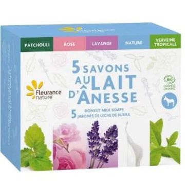 Fleurance Nature Cofre 5 Jabones Con Leche De Burra