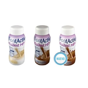 FontActiv Diabest Hp 8 Sabor Vainilla x 200 ml + 8 Sabor Chocolate x 200 ml + 8Sabor Cafe x 200 ml