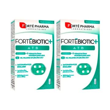 Forte Pharma Duplo Fortebiotic+ Atb, 2 x 10 Capsulas