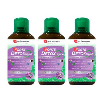 Forté Pharma Triplo Forté Detox Hígado, 3 x 500ml