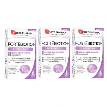 Forte Pharma Triplo Fortebiotic+ Flora Íntima, 3 x 15 Capsulas