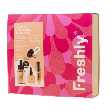 Freshly Cosmetics Cofre Vitamin C & Hydration Essentials Rosa Rojo