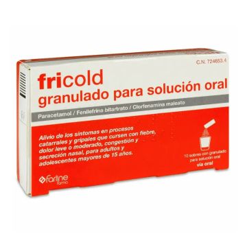 Fricold Granulado Para Solucion Oral, 10 sobres