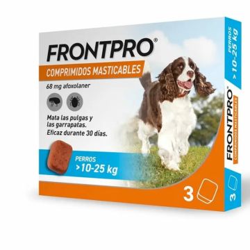 Frontpro Antiparasitario para Perros 10-25 Kg (L), 3 Comprimidos Masticables
