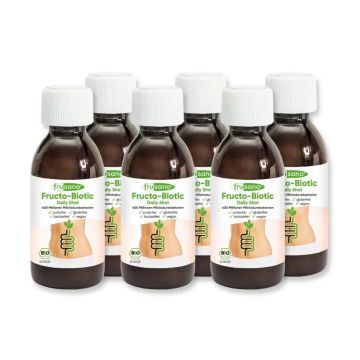 Frusano Fructo-Biotic Daily Shot Pack, 6 X 80 Ml