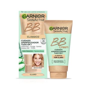 Garnier Skinactive Bb Cream Clásica Tono Claro. Hidratante Todo En Uno Con ColorSpf15, 50Ml