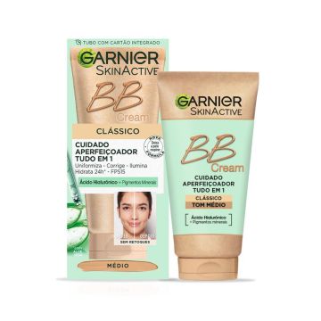Garnier Skinactive Bb Cream Clásica Tono Medio. Hidratante Todo En Uno Con ColorSpf15, 50Ml