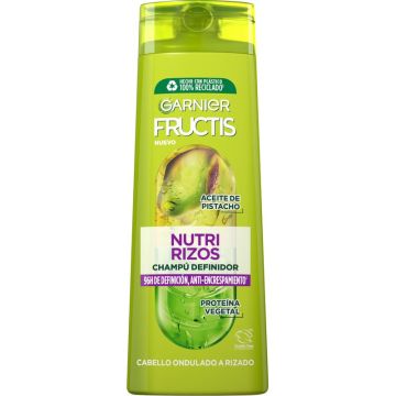 Garnier Fructis Nutri Rizos Contouring Champú Pelo Rizado U Ondulado 380 Ml
