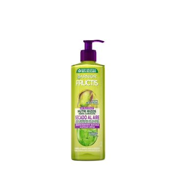 Garnier Fructis Nutri Rizos Secado Al Aire Crema Sin Aclarado Pelo Rizado UOndulado - 400 Ml