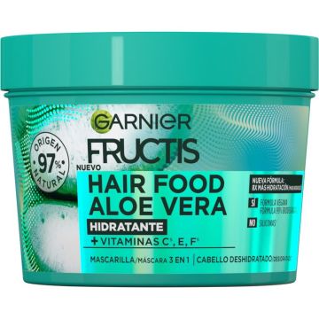 Garnier Fructis Hair Food Aloe Vera Mascarilla 3 En 1 Hidratante 400 Ml ParaCabello Deshidratado
