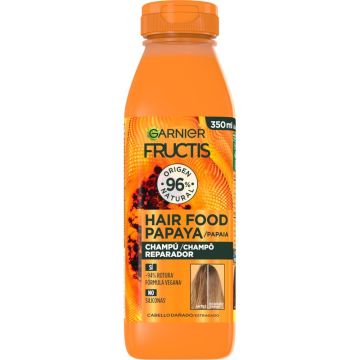 Garnier Fructis Hair Food Papaya Champú 350 Ml Para Cabello Dañado