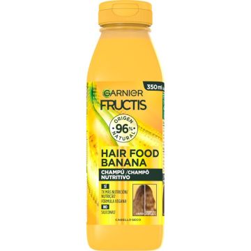 Garnier Fructis Hair Food Banana Champú Nutritivo 350 Ml Para Cabello Seco