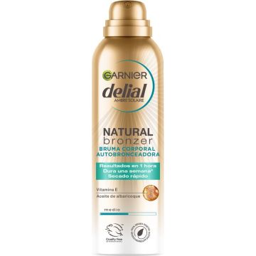 Garnier Delial Natural Bronzer Bruma Autobronceadora Cuerpo Con Aceite DeAlbaricoque Para Un Bronceado Natural, 150Ml