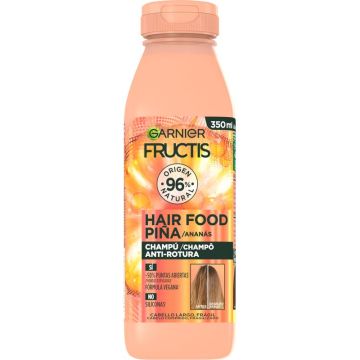 Garnier Fructis Hair Food Piña Champú Anti-Rotura 350 Ml Para Cabello Largo,Frágil