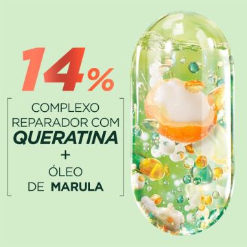 Garnier Fructis Crema Sin Aclarado 10-En-1 Adiós Daños Con Aceite De Marula ParaCabello Dañado 400Ml